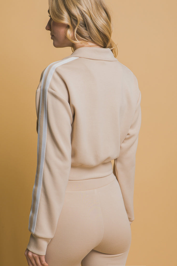 Athletic Zip Up Jacket - D2817