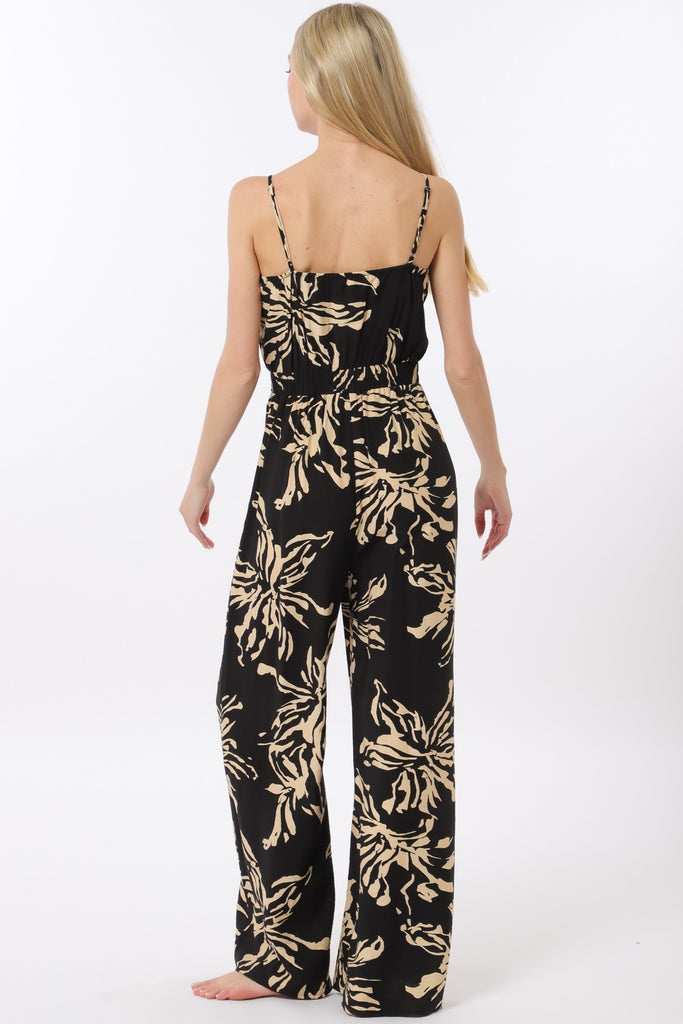 Elastic Waist Jumpsuit - D2788