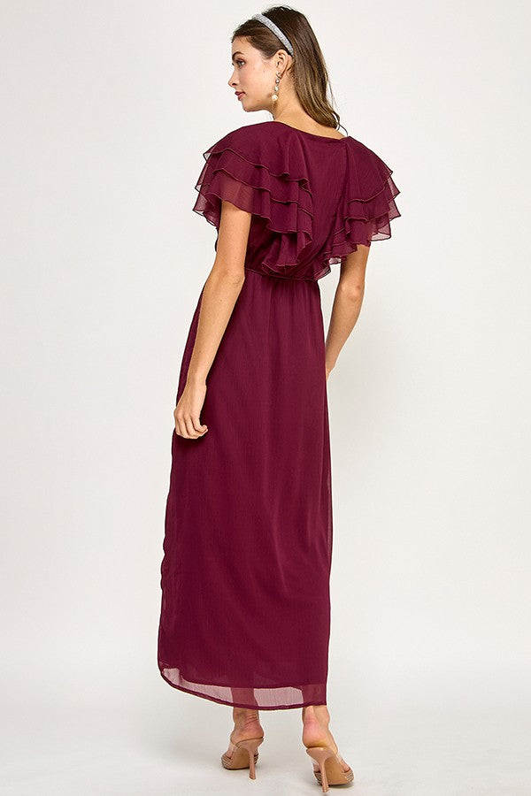 Ruffled Maxi Dress - D2828