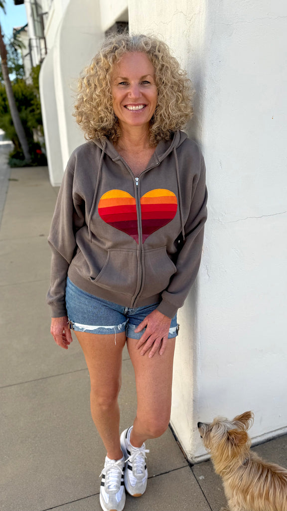 Heart Hoodie - Boyfriend Fit