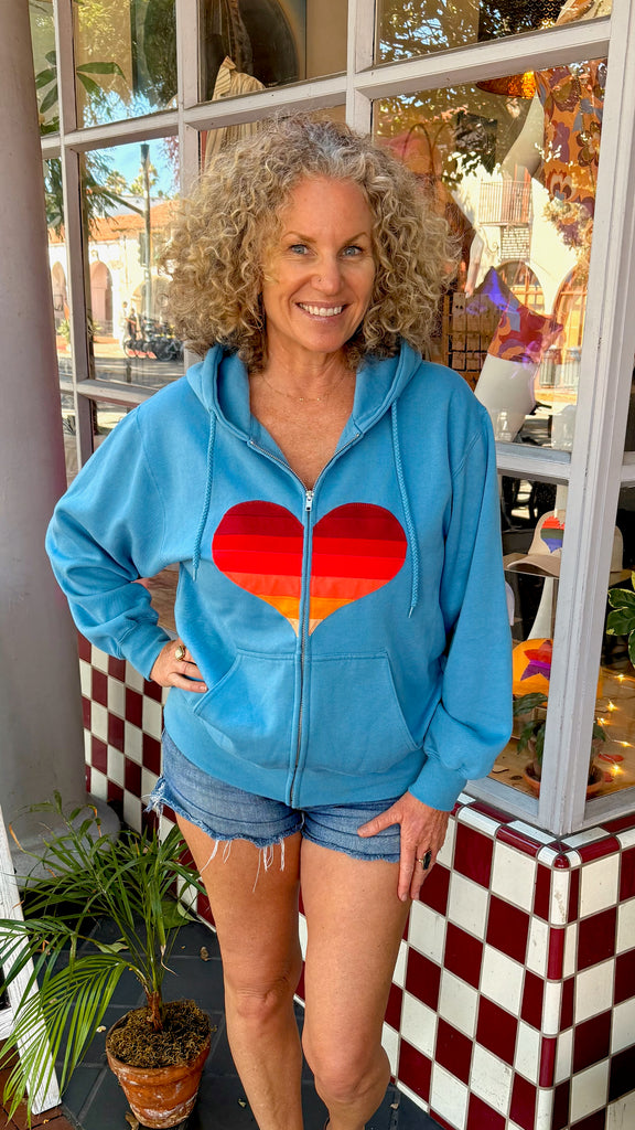 Heart Hoodie - Boyfriend Fit