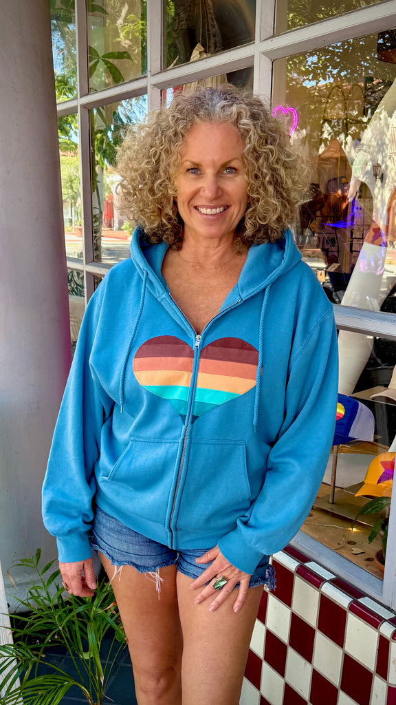 Heart Hoodie - Boyfriend Fit