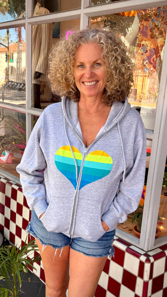 Heart Hoodie - Boyfriend Fit