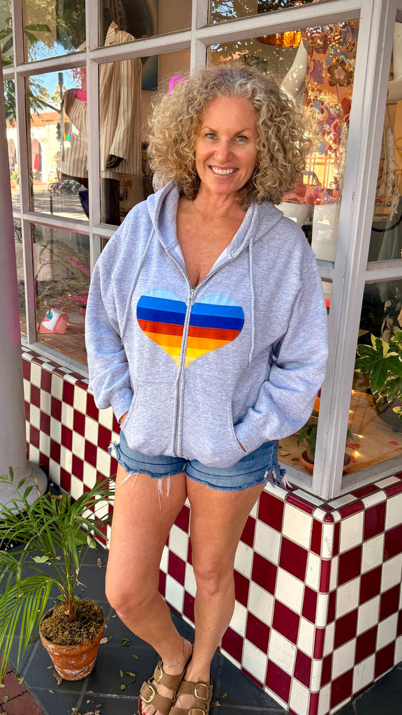 Heart Hoodie - Boyfriend Fit