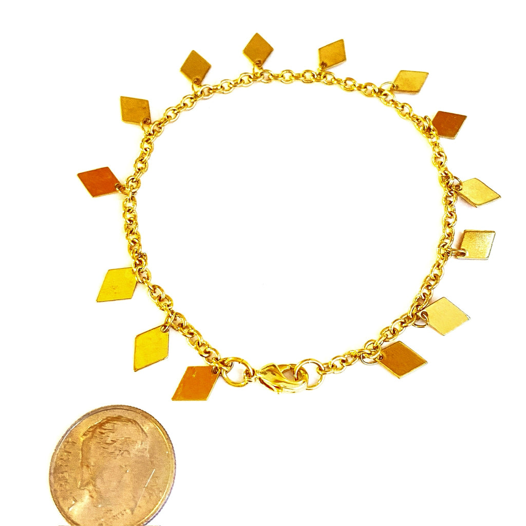 #BR112 - Gold Chain Bracelet