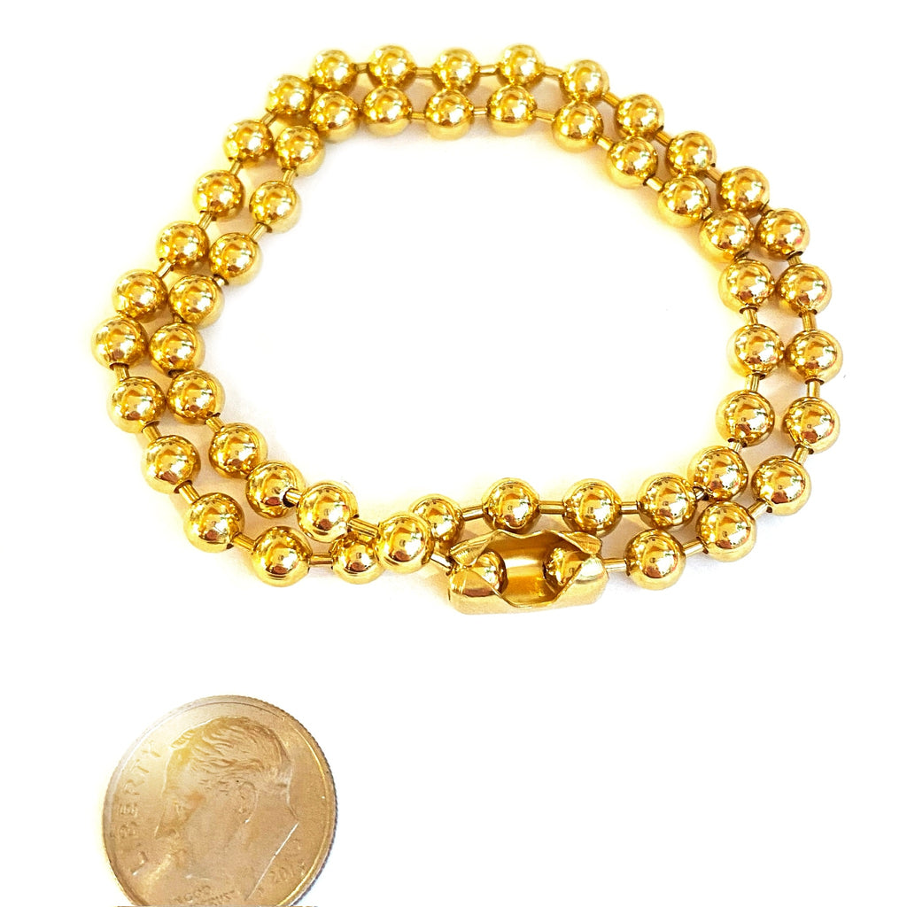 #BR108 - Gold Chain Bracelet - Small Pallini