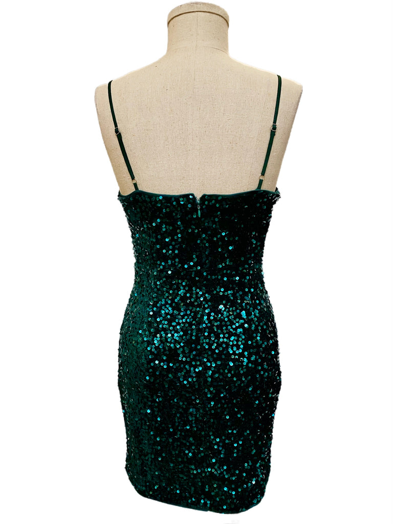 D2744 - Sequin Mini Dress