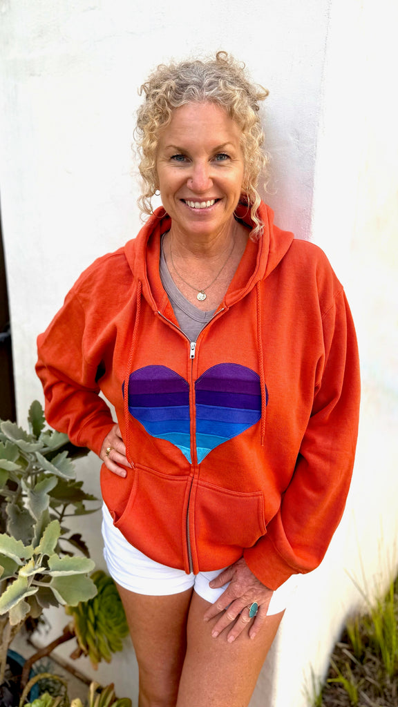 Heart Hoodie - Boyfriend Fit