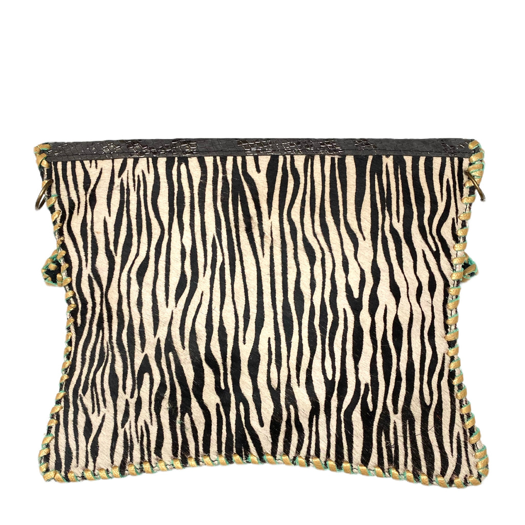 BG529 - 2 - Cow Hide Crossbody Purse