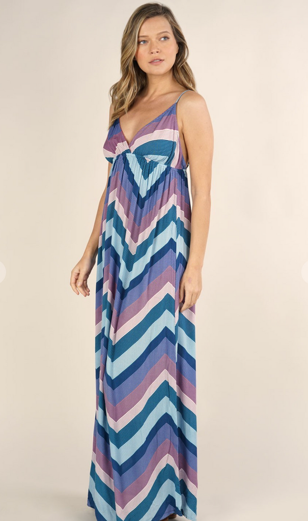D2709 - Chevron Stripe Maxi