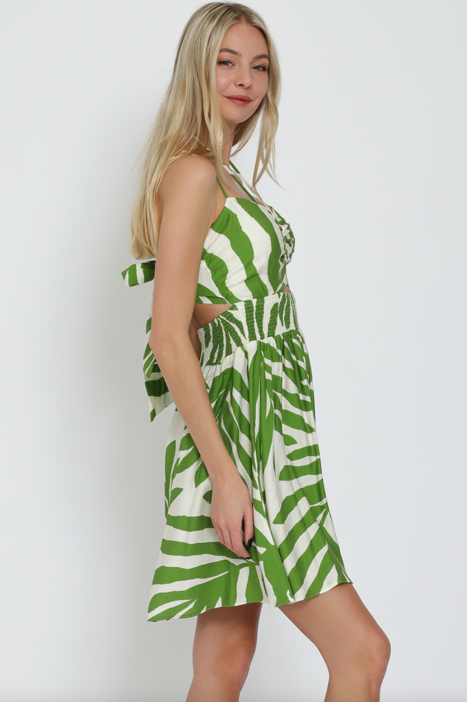 D2753 - Short Printed Dress