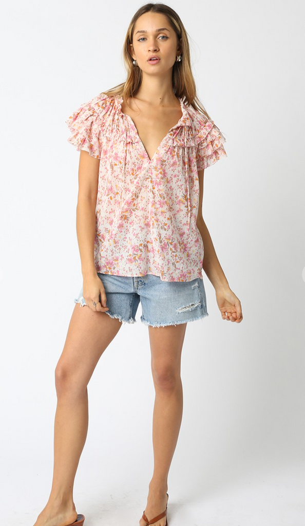 D2761 - Cotton Ruffle Top