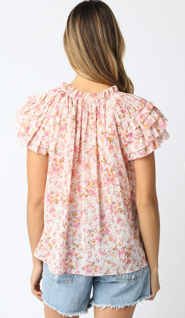 D2761 - Cotton Ruffle Top