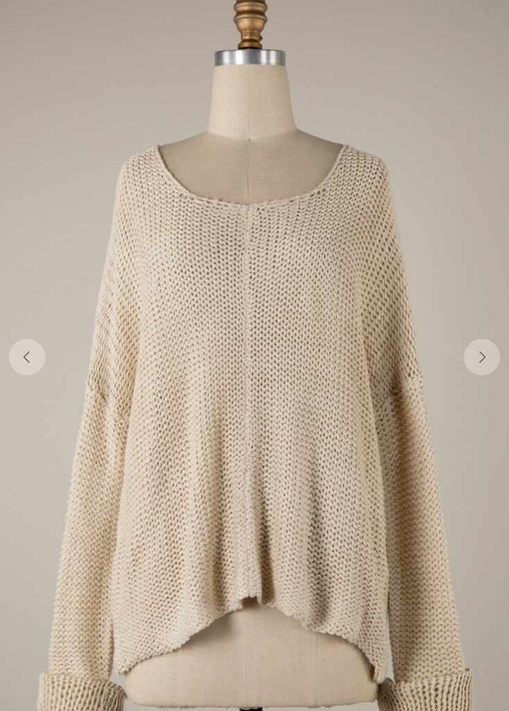 Boat Neck Summer Sweater - D2769