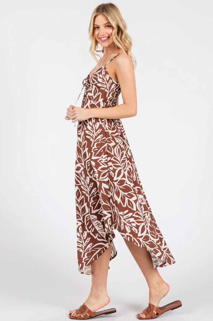 Round Hem Midi Dress - D2791