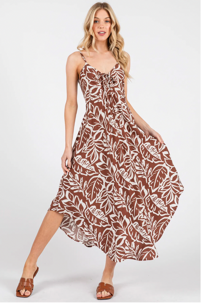 Round Hem Midi Dress - D2791