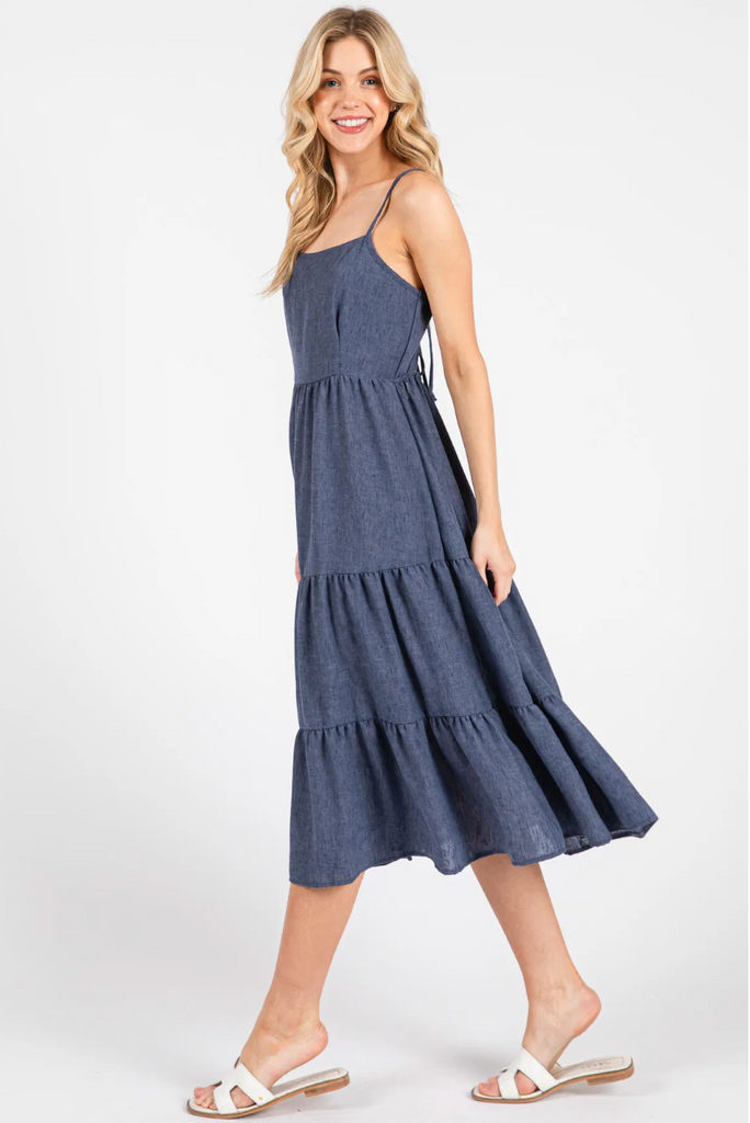 Tiered Midi Dress - D2801