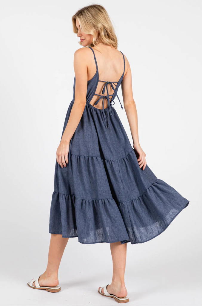 Tiered Midi Dress - D2801