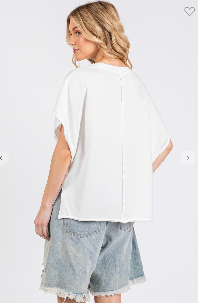 Oversized Cotton Shirt - D2803