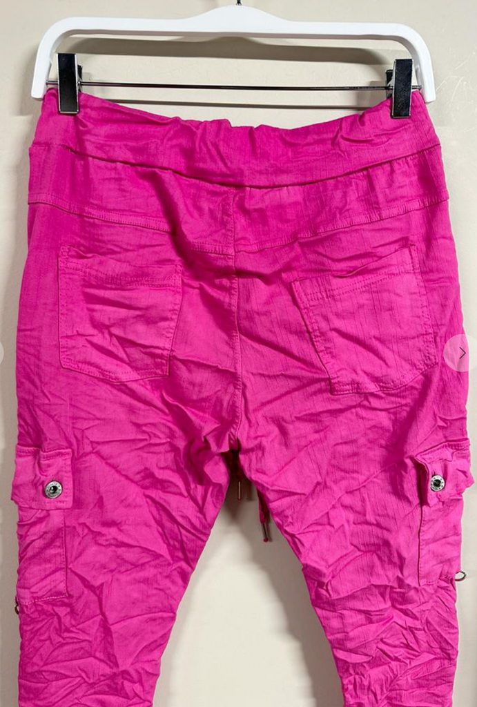 D2508 - Fuchsia Jogger Pant