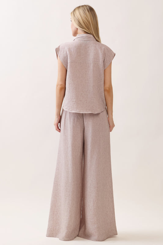 Wide Leg Pants - D2840