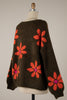 Orange Flower Sweater - D2833