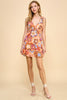 Retro Linen Mini Dress - D2821