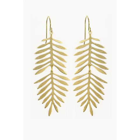 Happy Hippo Brass Earrings - #32