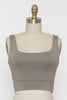 Knit Cropped Tank - D2804
