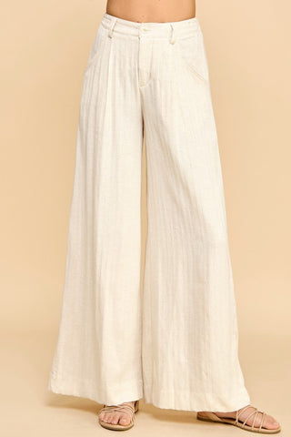 D2721 - Wide Leg Strapless Jumpsuit