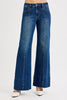 Mid Rise Wide Flare Jeans - D2834