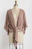 Tie Front Cardigan - D2671