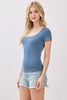 Square Neck Tee - D2715