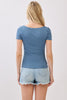Square Neck Tee - D2715