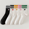 Heart Striped Socks