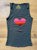 Heart Tank - Charcoal Grey - Classic Fit
