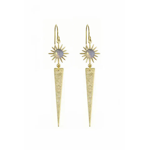 Happy Hippo Brass Earrings - #32