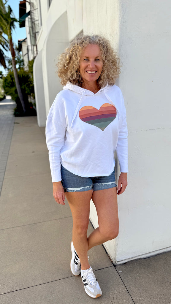 Malibu Heart Hoodie - Oversized