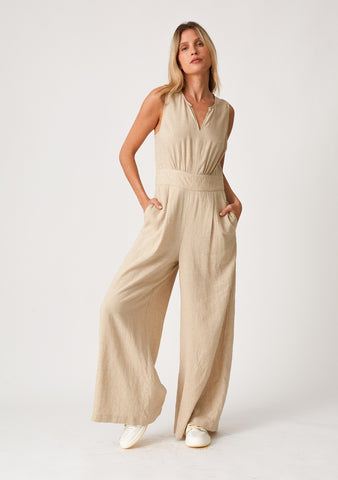 D2721 - Wide Leg Strapless Jumpsuit