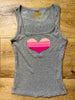 Heart Tank - Light Grey Classic Fit