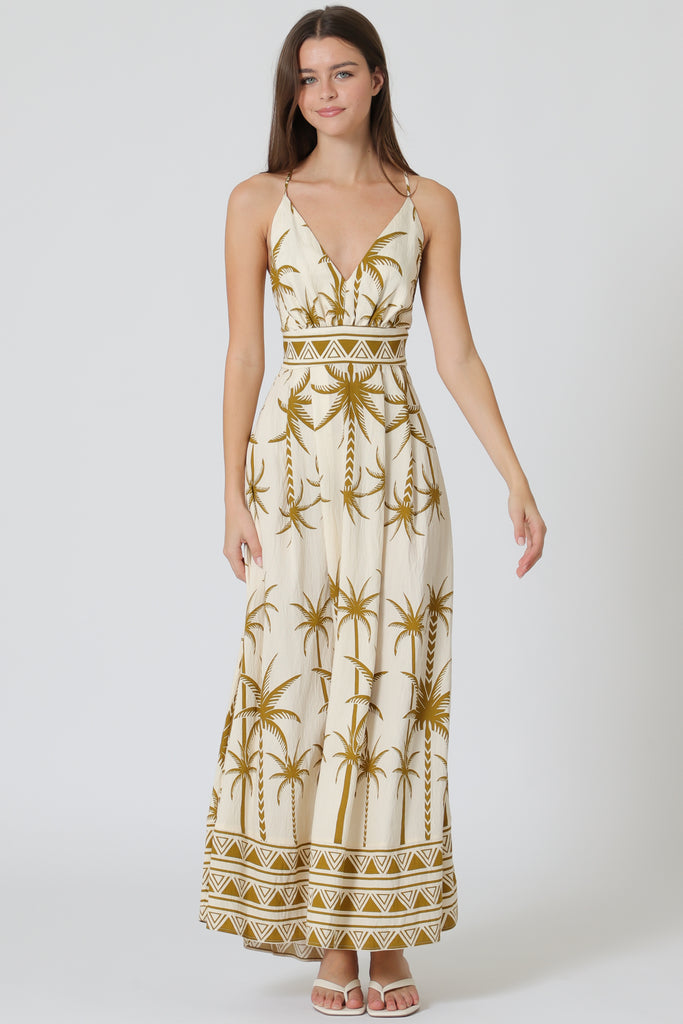 Tie Back Maxi Dress Tie Back Maxi Dress