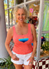Heart Tank - Coral - Classic Fit