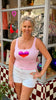 Heart Tank - Pink - Classic Fit