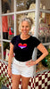 Heart Top - Black