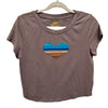 Heart Top - Taupe