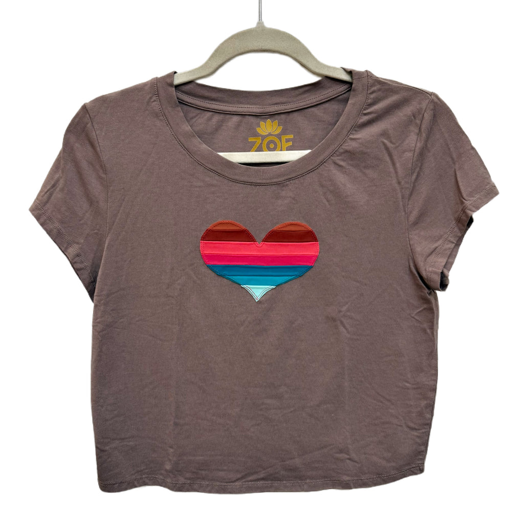 Heart Top - Taupe