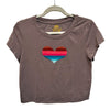 Heart Top - Taupe