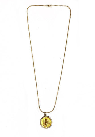 #N125 - Gold Cutout Heart Necklace