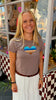 Heart Top - Taupe