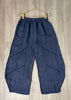 Linen Barrel Pants - D2824